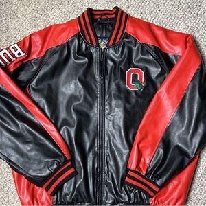 Vintage Ohio State Buckeyes Leather Jacket